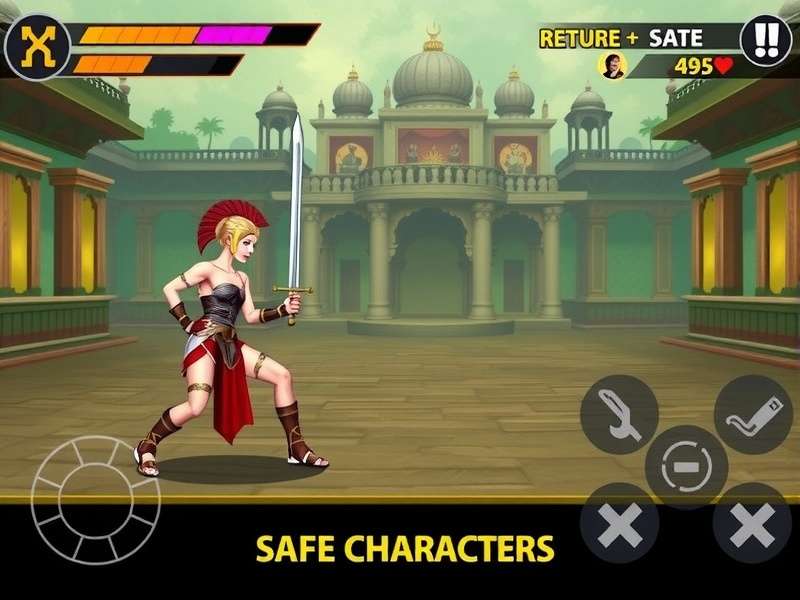 Desi Gladiator Battle controls interface